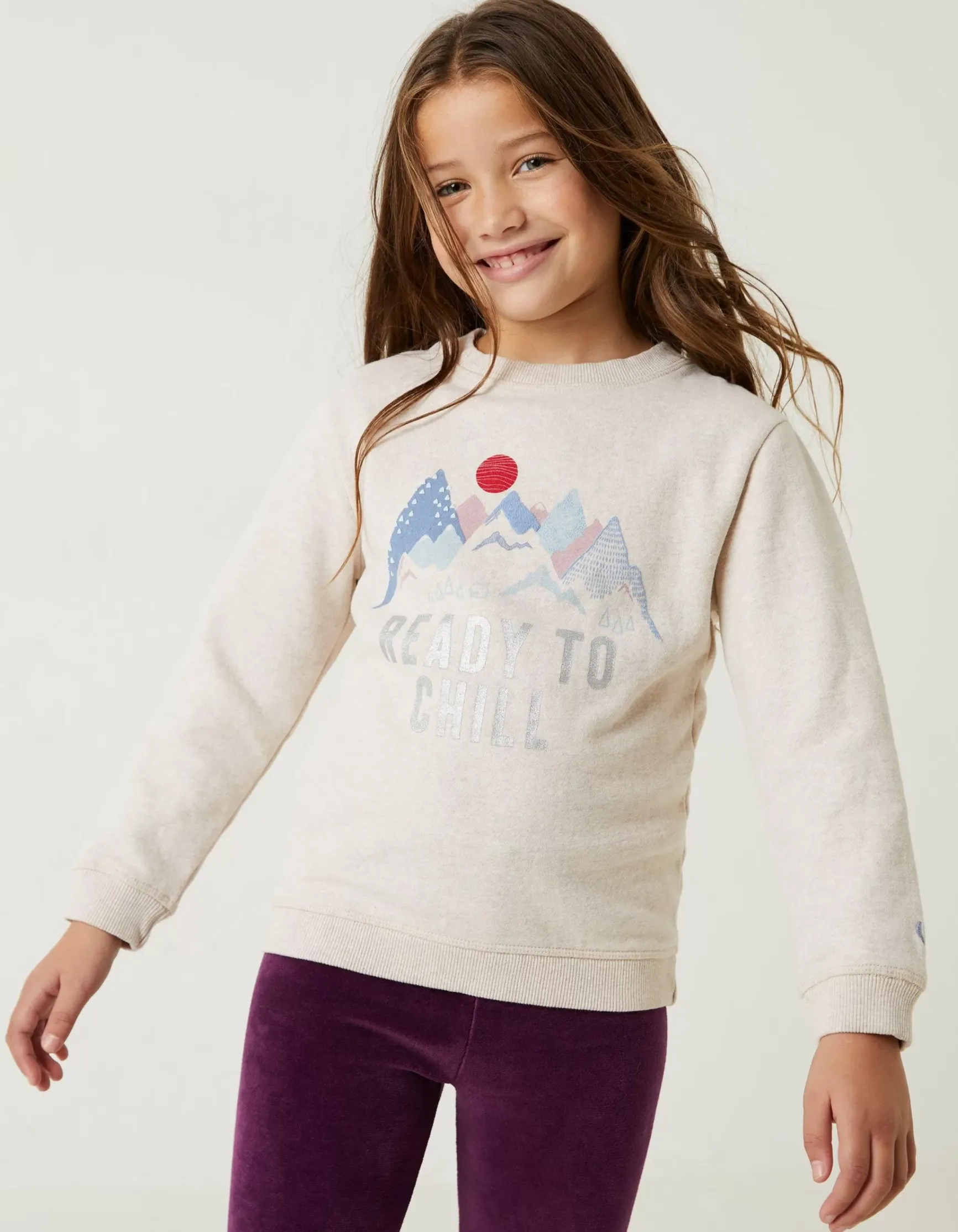 FatFace Mountains Crew Sweatshirt|Girls View All