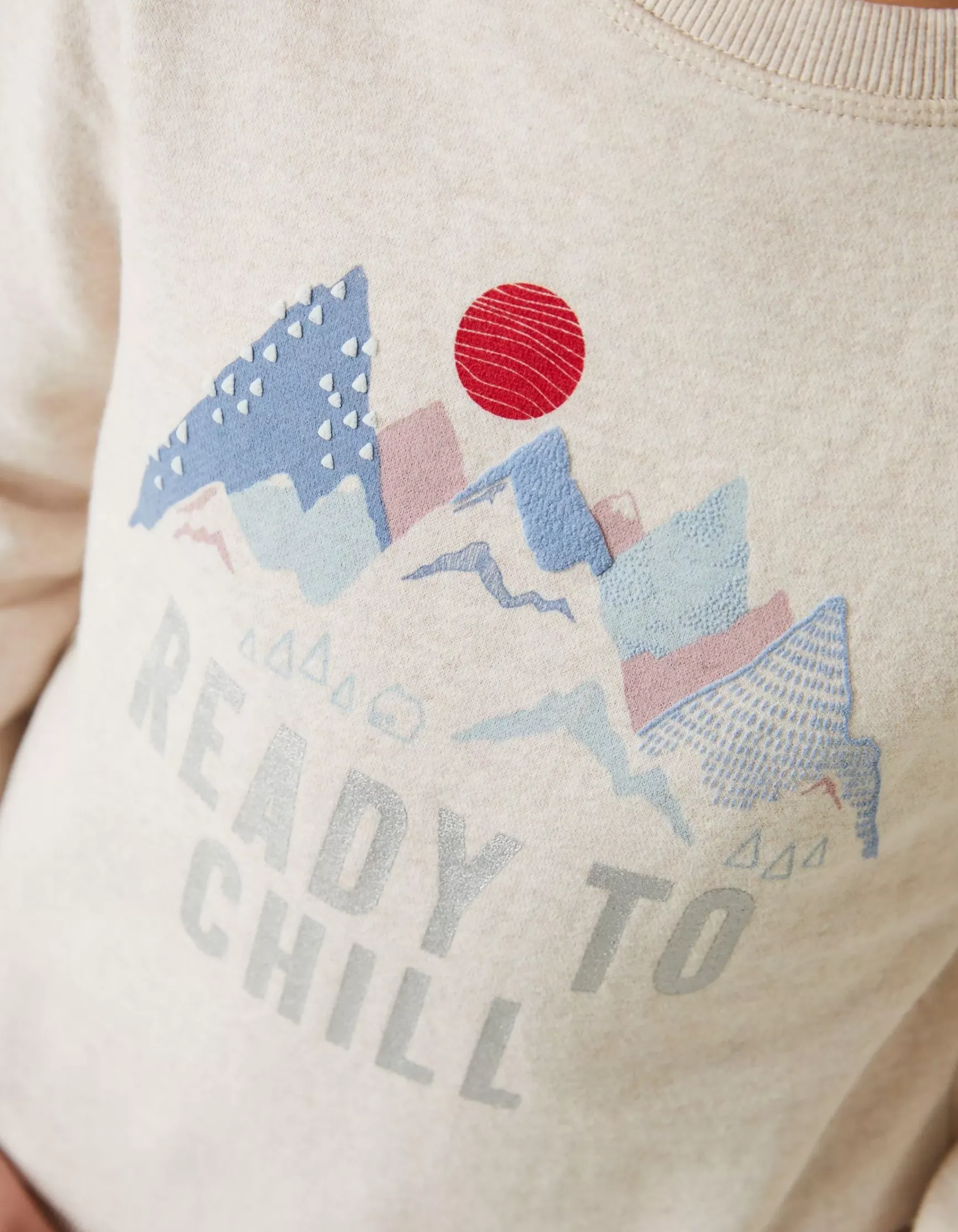 FatFace Mountains Crew Sweatshirt|Girls View All