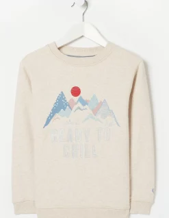 FatFace Mountains Crew Sweatshirt|Girls View All