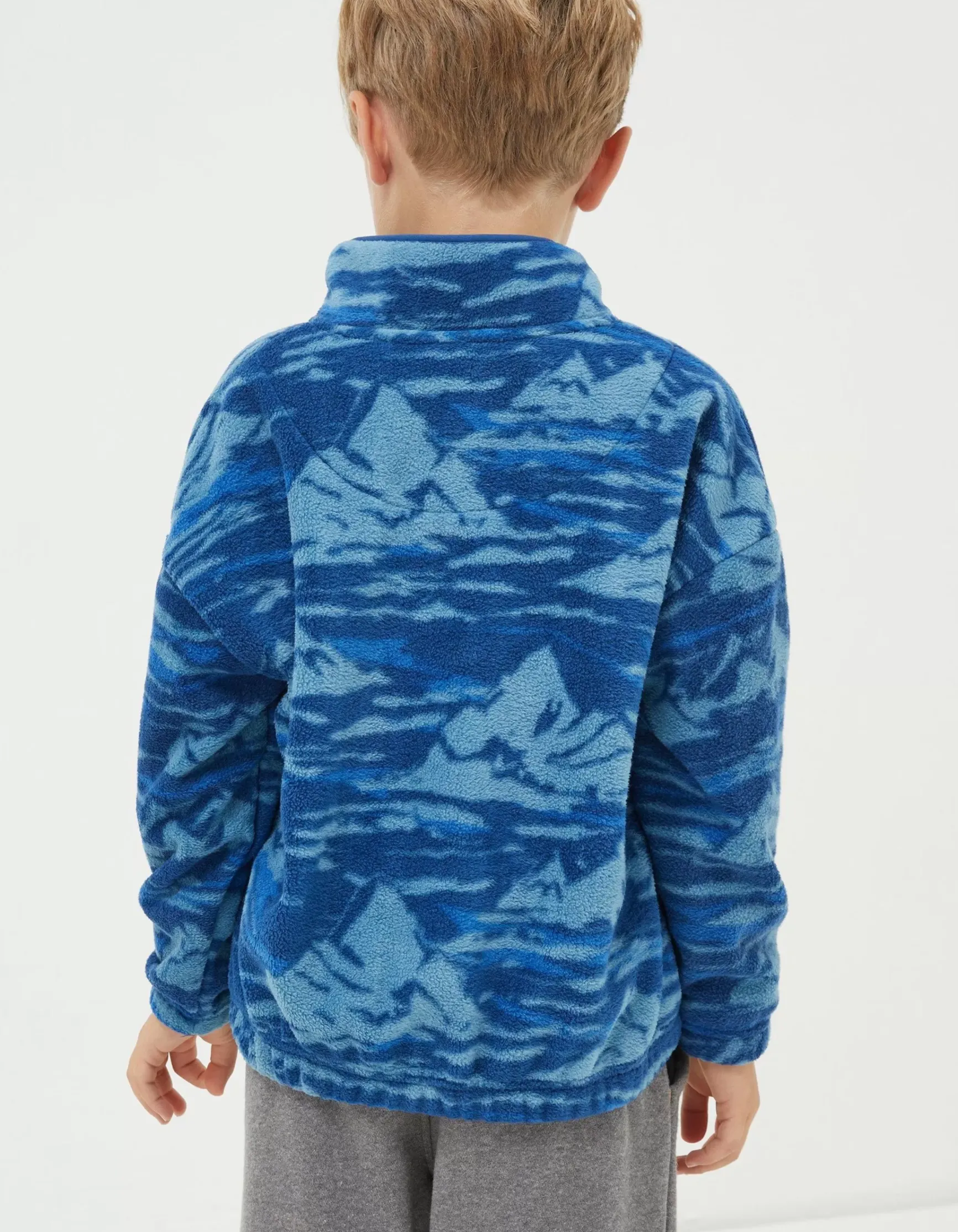 FatFace Mountains Microfleece Sweatshirt|Boys View All