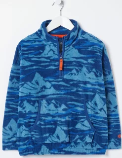 FatFace Mountains Microfleece Sweatshirt|Boys View All