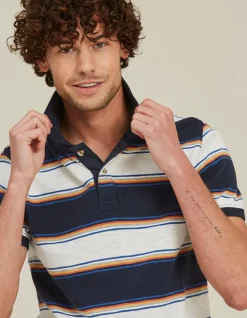 FatFace Multi Stripe Polo|Men Polo Shirts