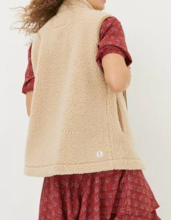 FatFace Murphy Fleece Gilet|Women Sweatshirts & Hoodies