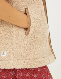 FatFace Murphy Fleece Gilet|Women Sweatshirts & Hoodies