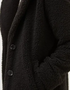 FatFace Mylah Teddy Longline Coat|Women Coats & Jackets