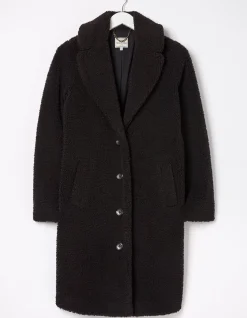 FatFace Mylah Teddy Longline Coat|Women Coats & Jackets
