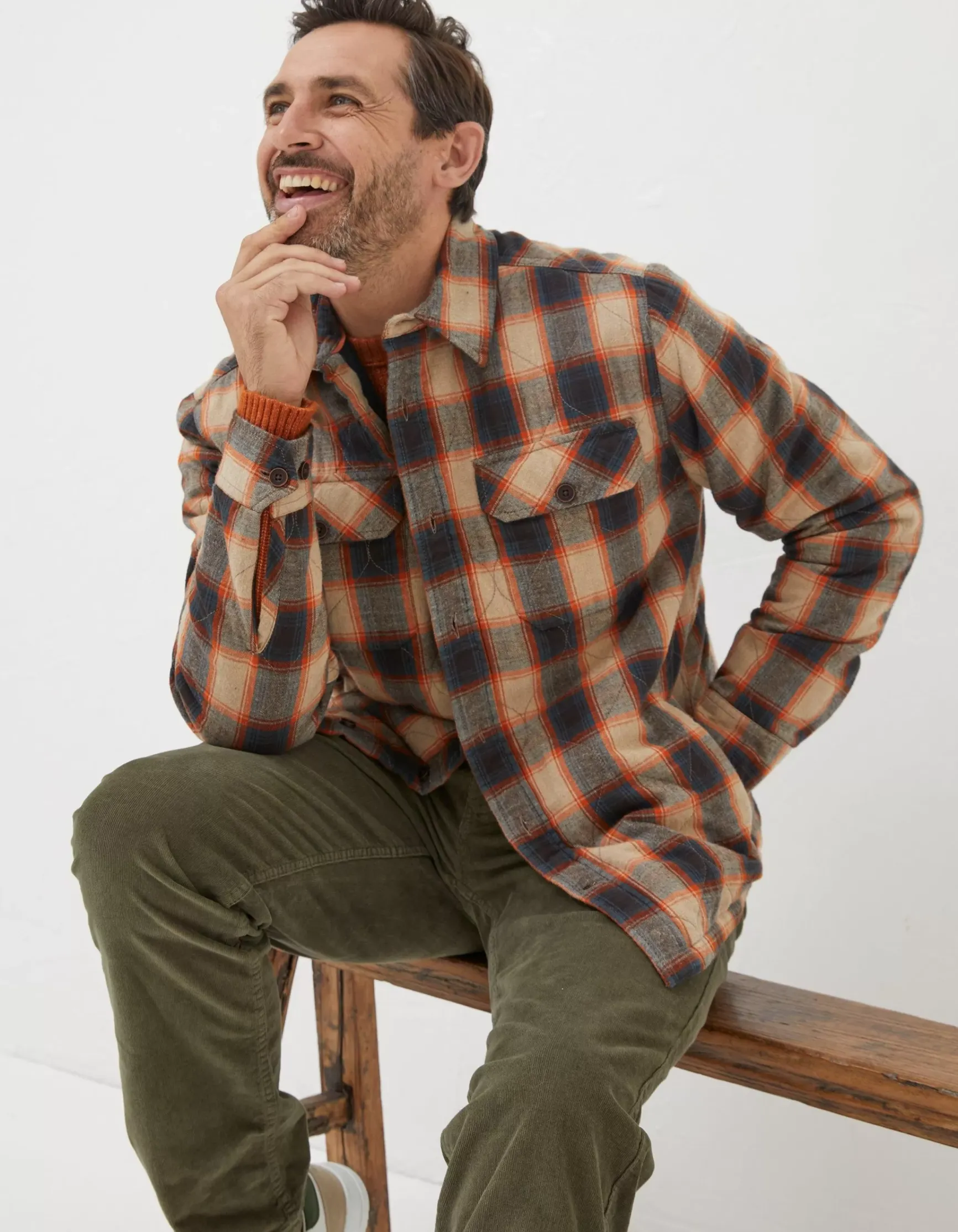 FatFace Mylor Quilted Overshirt|Men View All