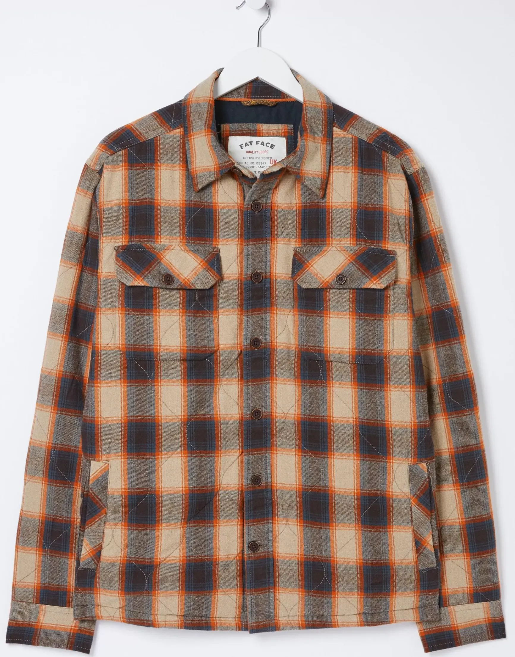 FatFace Mylor Quilted Overshirt|Men View All
