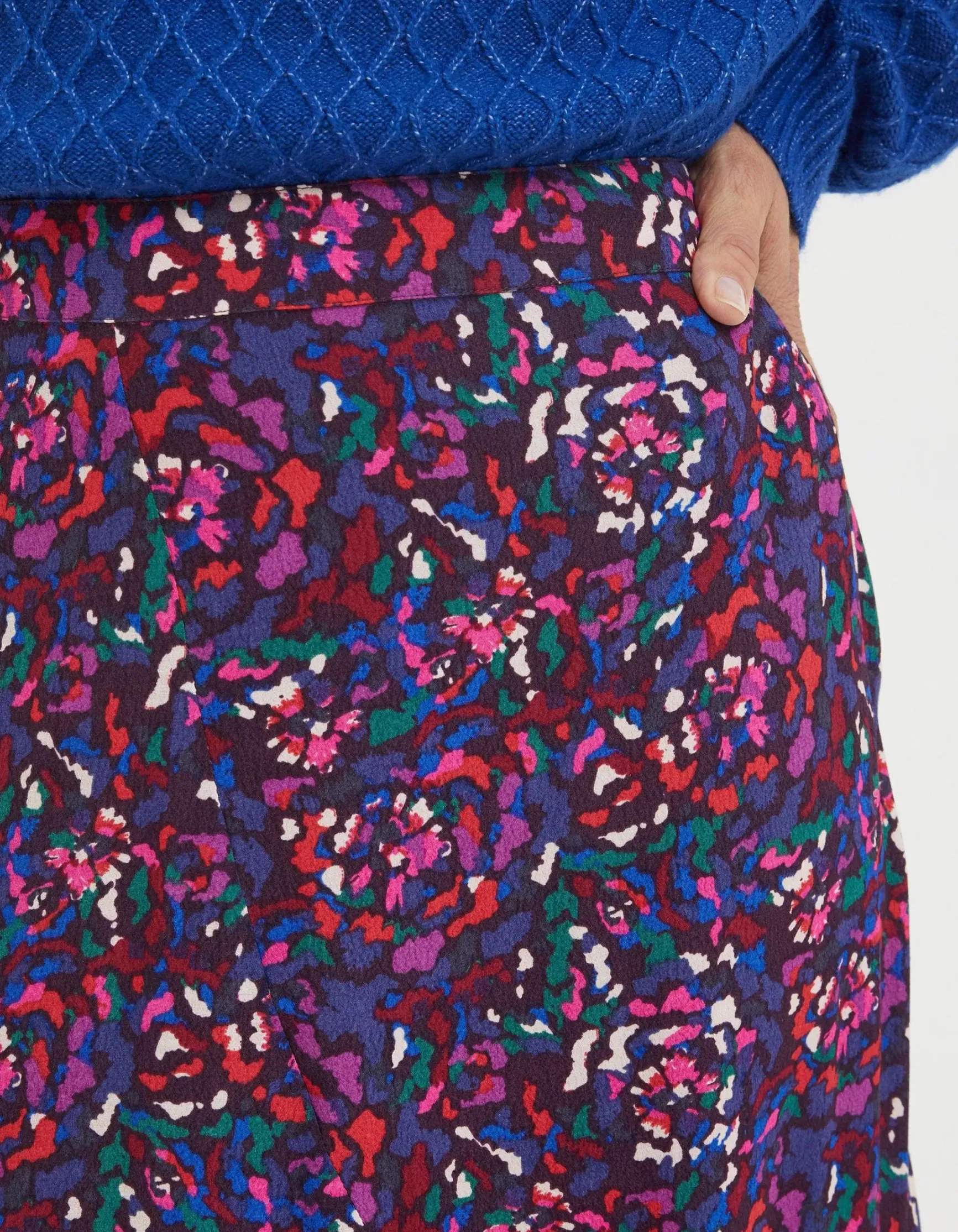 FatFace Naomi Abstract Midi Skirt|Women View All