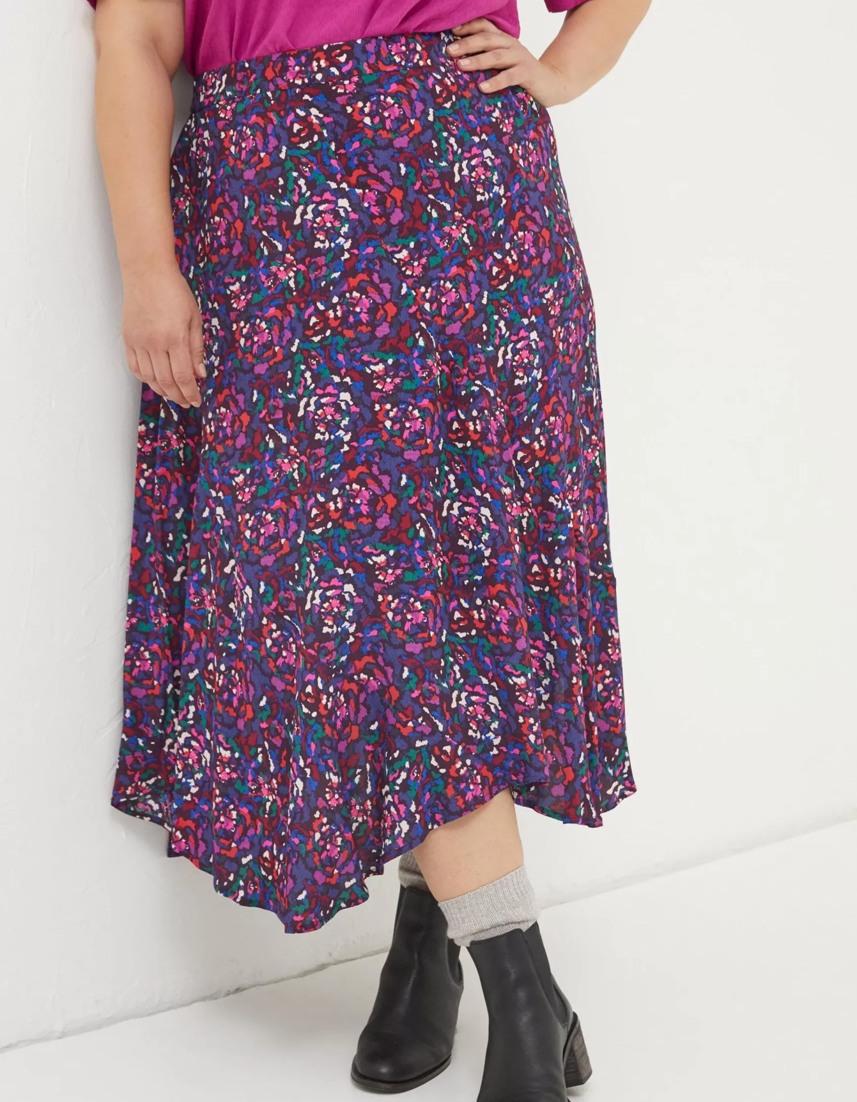 FatFace Naomi Abstract Midi Skirt|Women View All