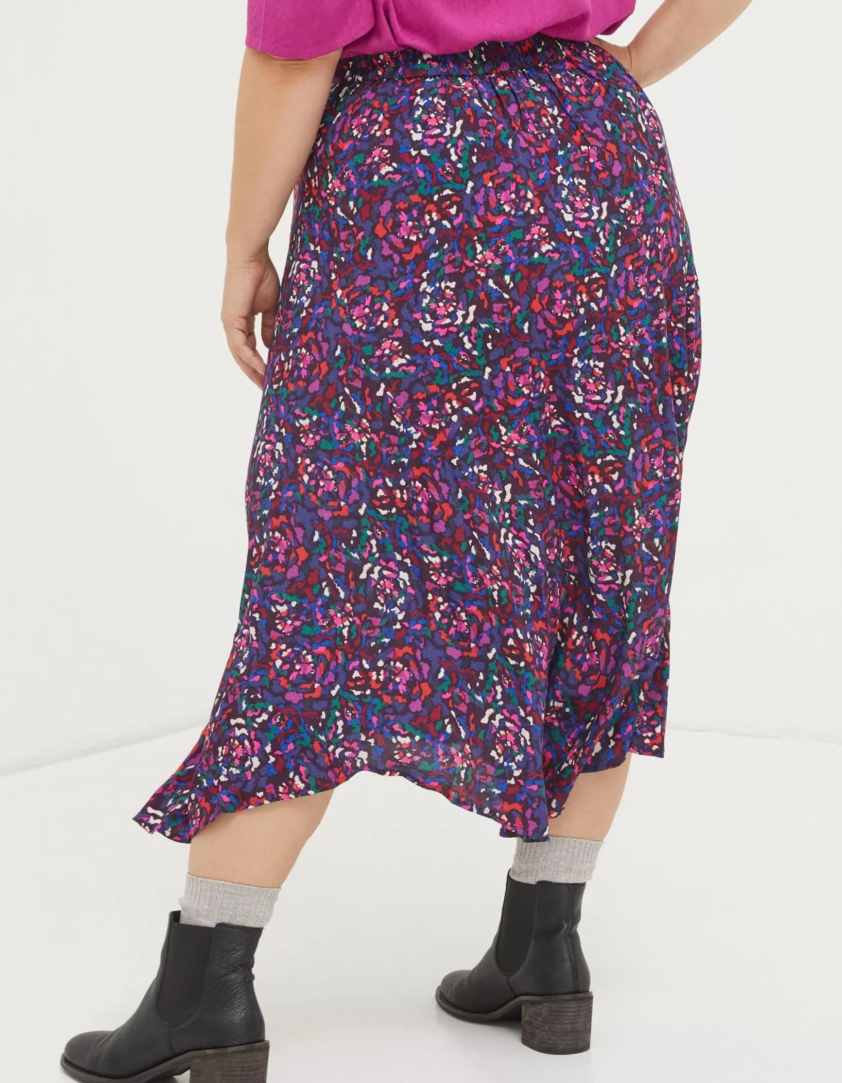 FatFace Naomi Abstract Midi Skirt|Women View All