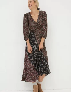 FatFace Nate Craft Floral Midi Dress|Women Dresses