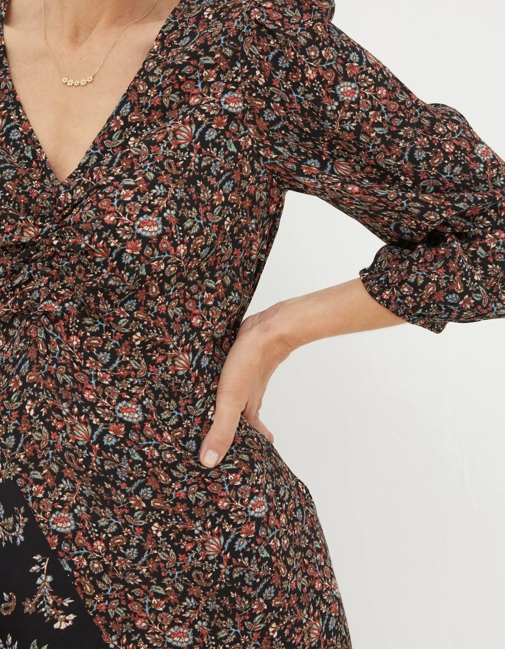 FatFace Nate Craft Floral Midi Dress|Women Dresses