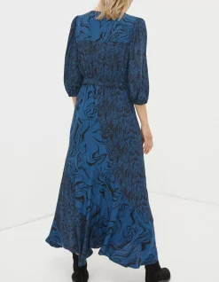 FatFace Nate Marble Patch Midi Dress|Women View All