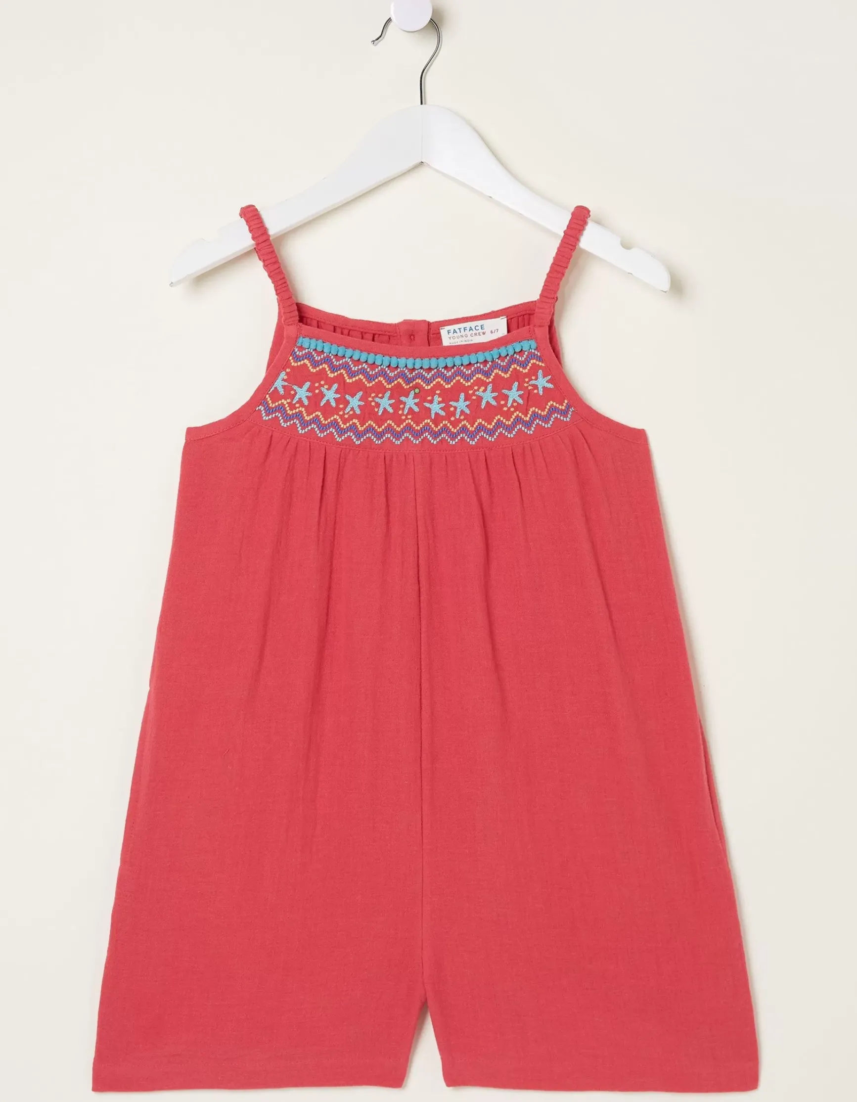 FatFace Nellie Embroidered Playsuit|Girls View All