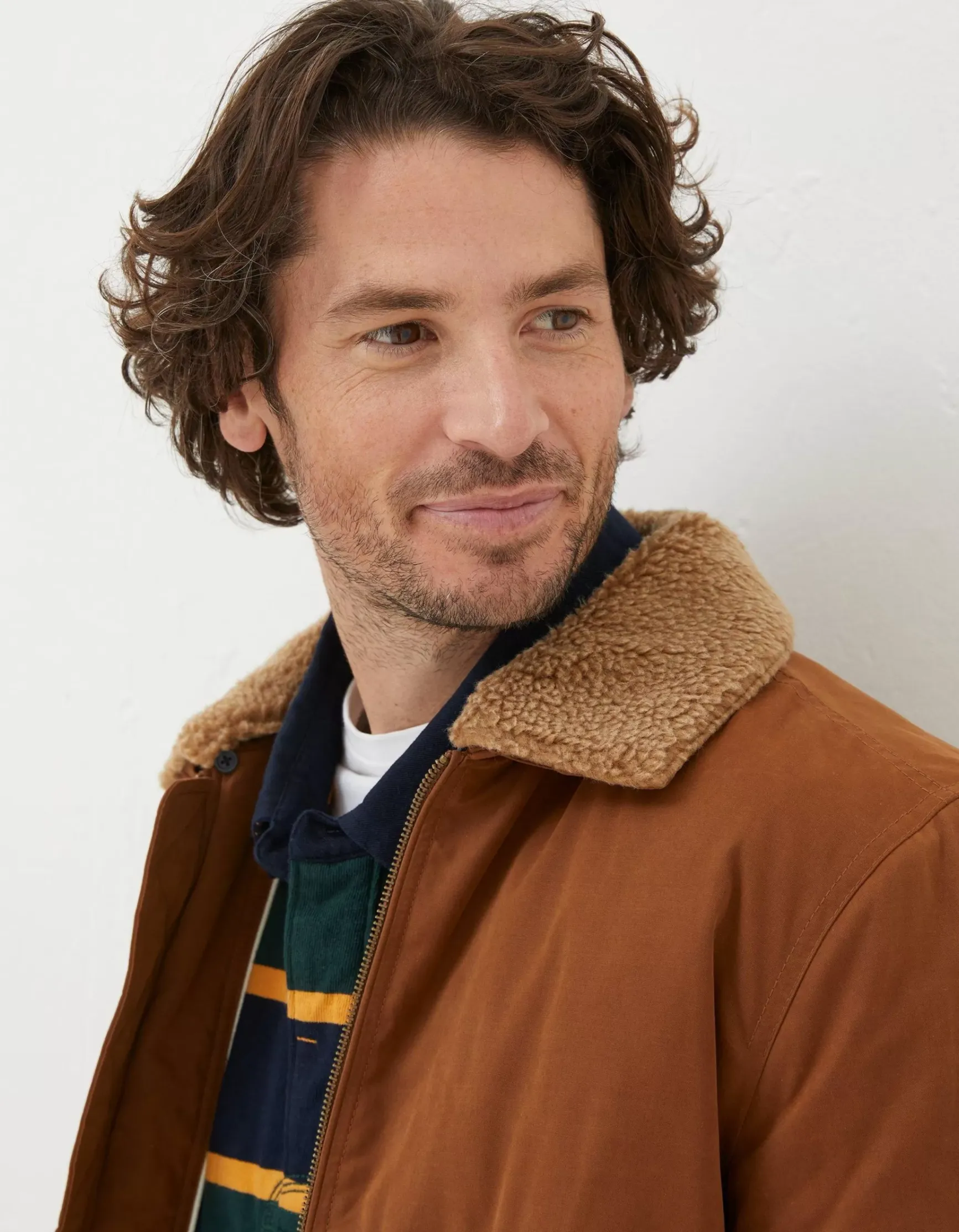 FatFace Newlyn Cotton Bomber Jacket|Men View All