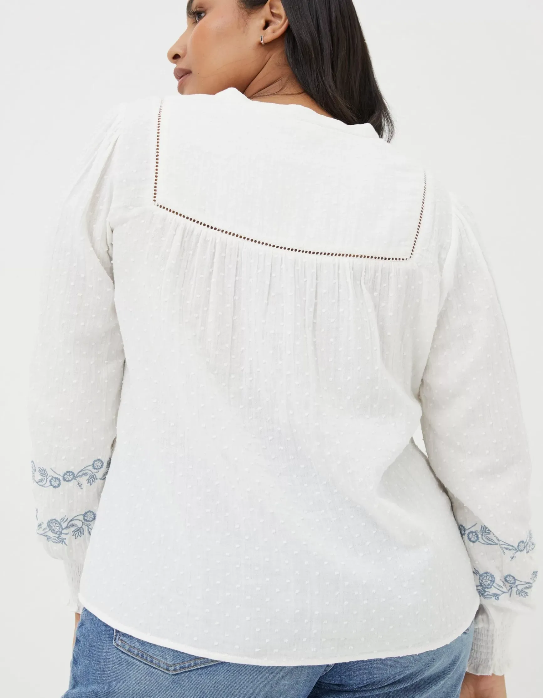FatFace Nicole Embroidered Blouse|Women Shirts & Blouses
