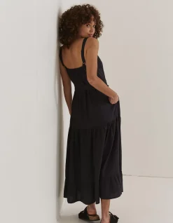 FatFace Nita Linen Blend Maxi Dress|Women Dresses