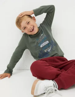 FatFace Noah Knee Panel Joggers|Boys View All