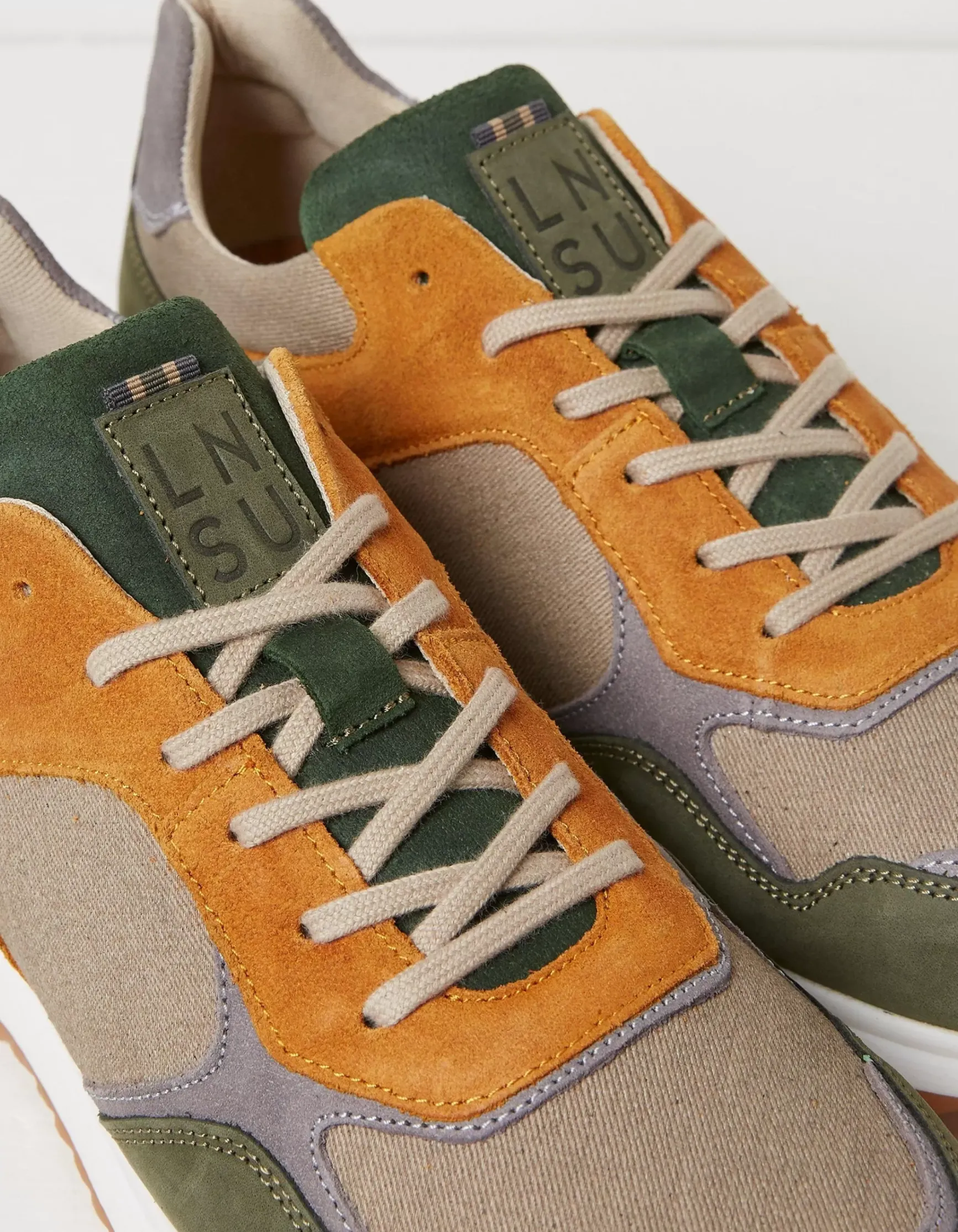 FatFace Oakes Leather Trainers|Men View All