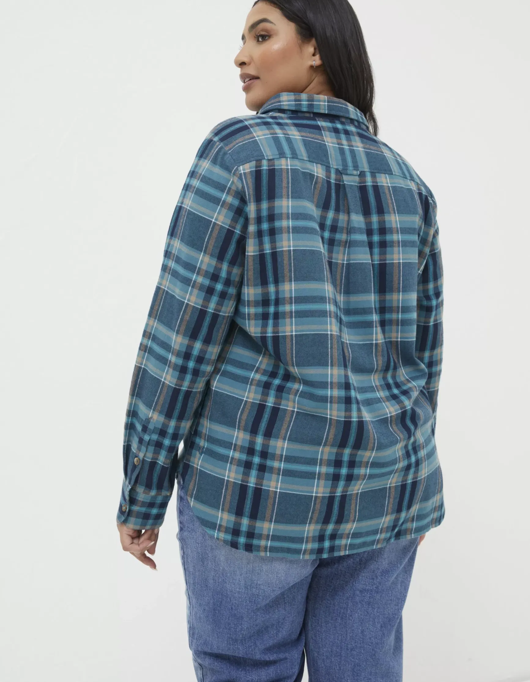 FatFace Olivia Check Shirt|Women Shirts & Blouses