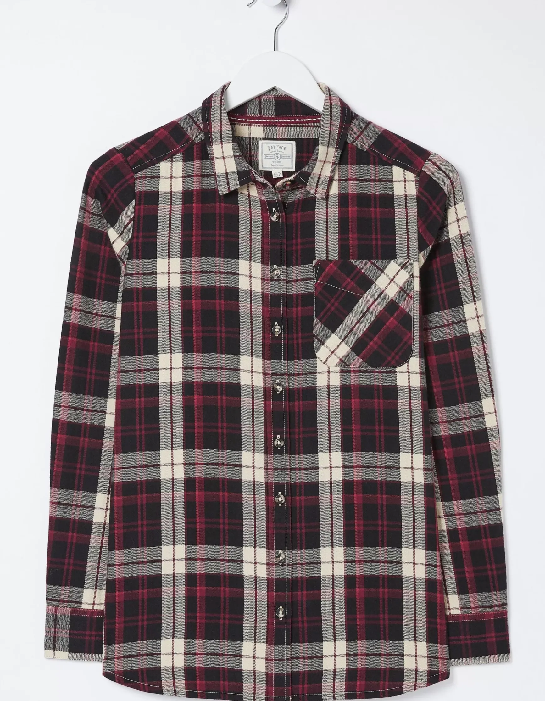 FatFace Olivia Check Shirt|Women Shirts & Blouses