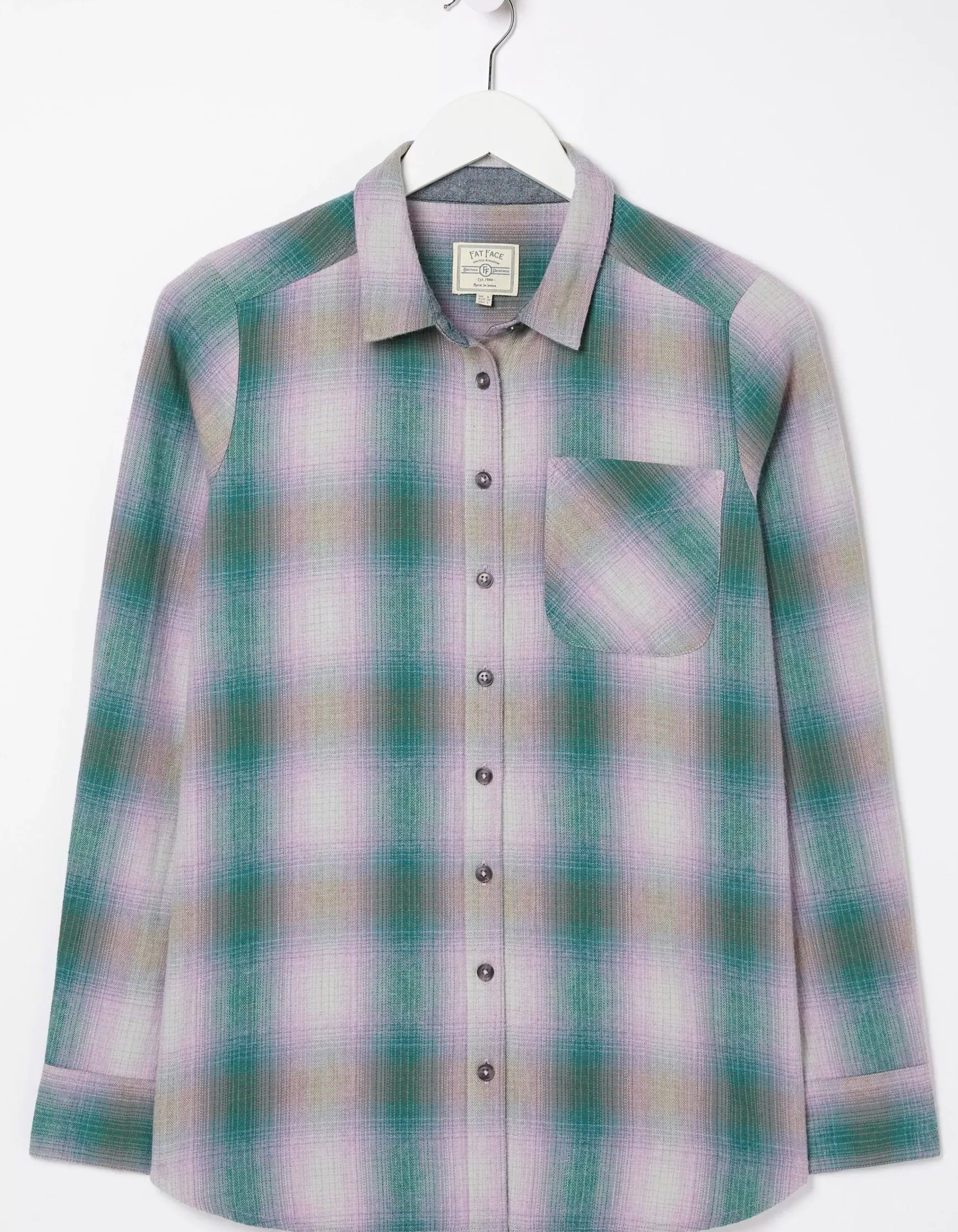 FatFace Olivia Check Shirt|Women Shirts & Blouses