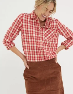 FatFace Olivia Check Shirt|Women Shirts & Blouses