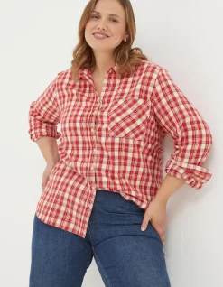 FatFace Olivia Check Shirt|Women Shirts & Blouses