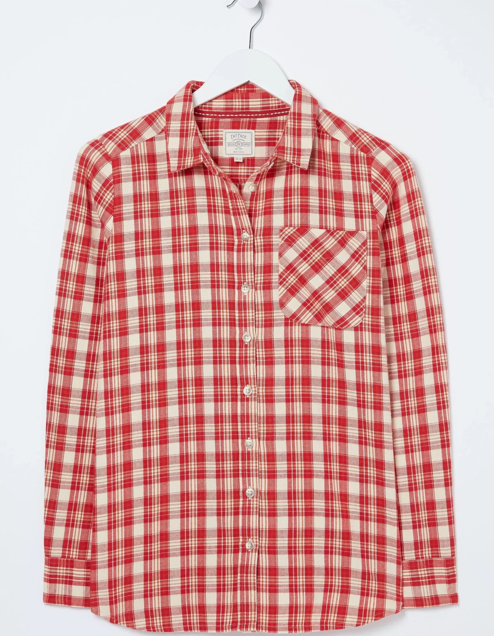 FatFace Olivia Check Shirt|Women Shirts & Blouses