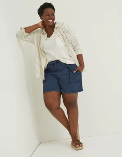 FatFace Olivia Stripe Linen Blend Shirt|Women Shirts & Blouses