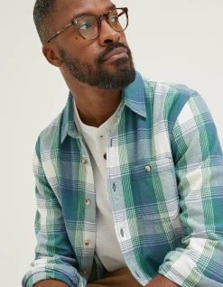 FatFace Ombre Check Shirt|Men Shirts