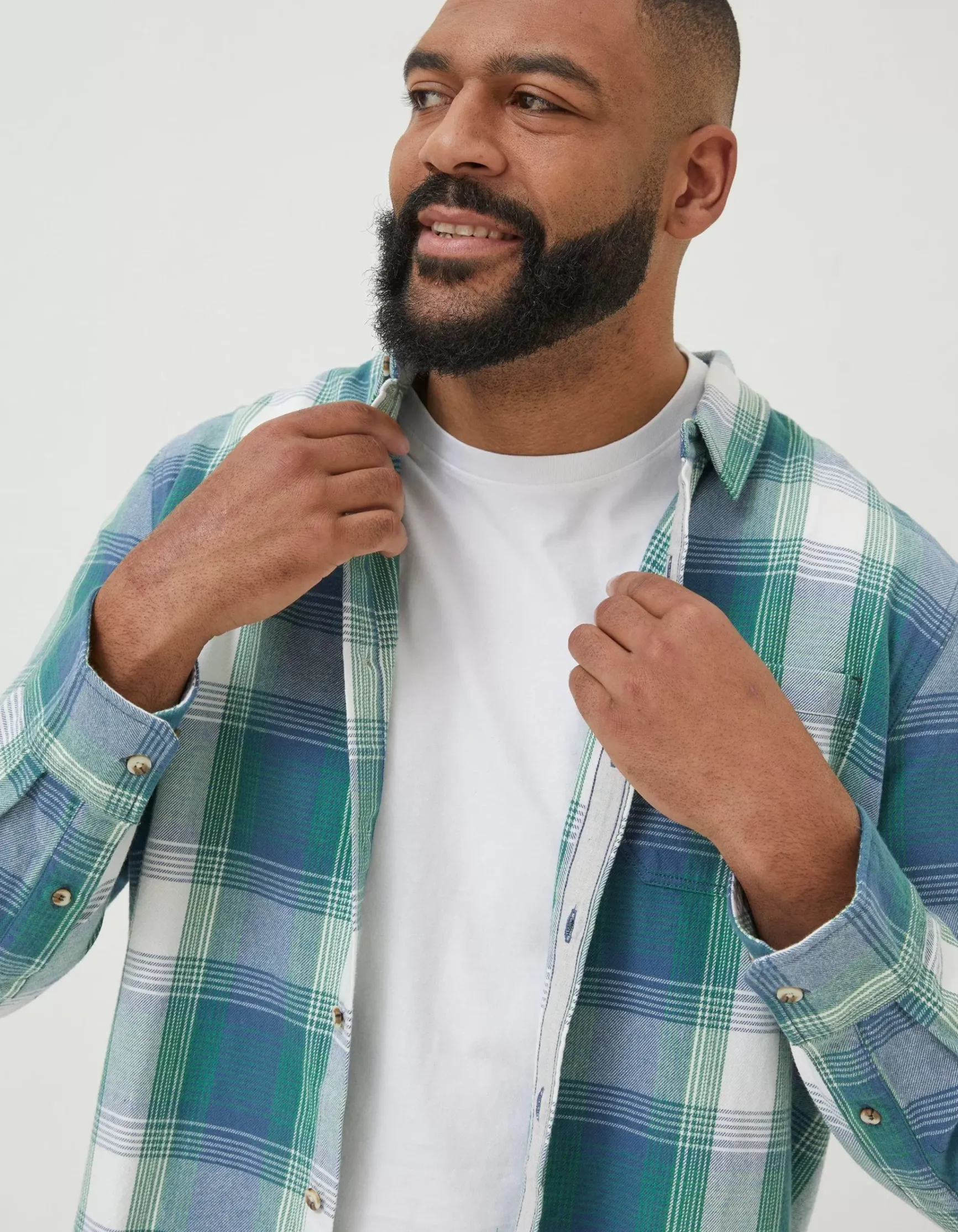 FatFace Ombre Check Shirt|Men Shirts