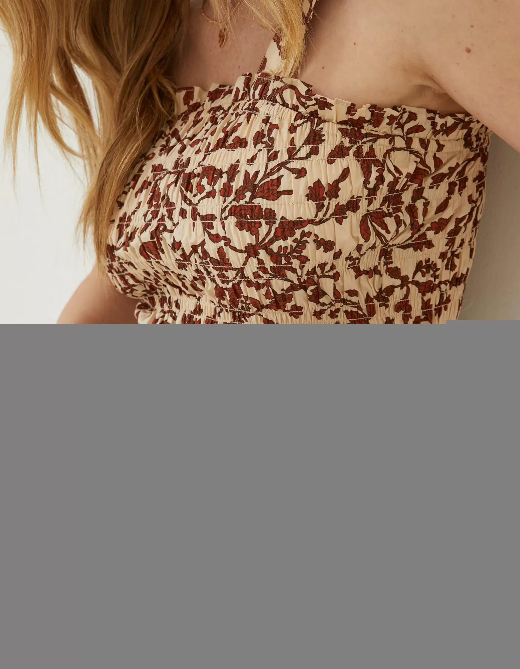 FatFace Oran Floral Smocked Cami Top|Women Shirts & Blouses