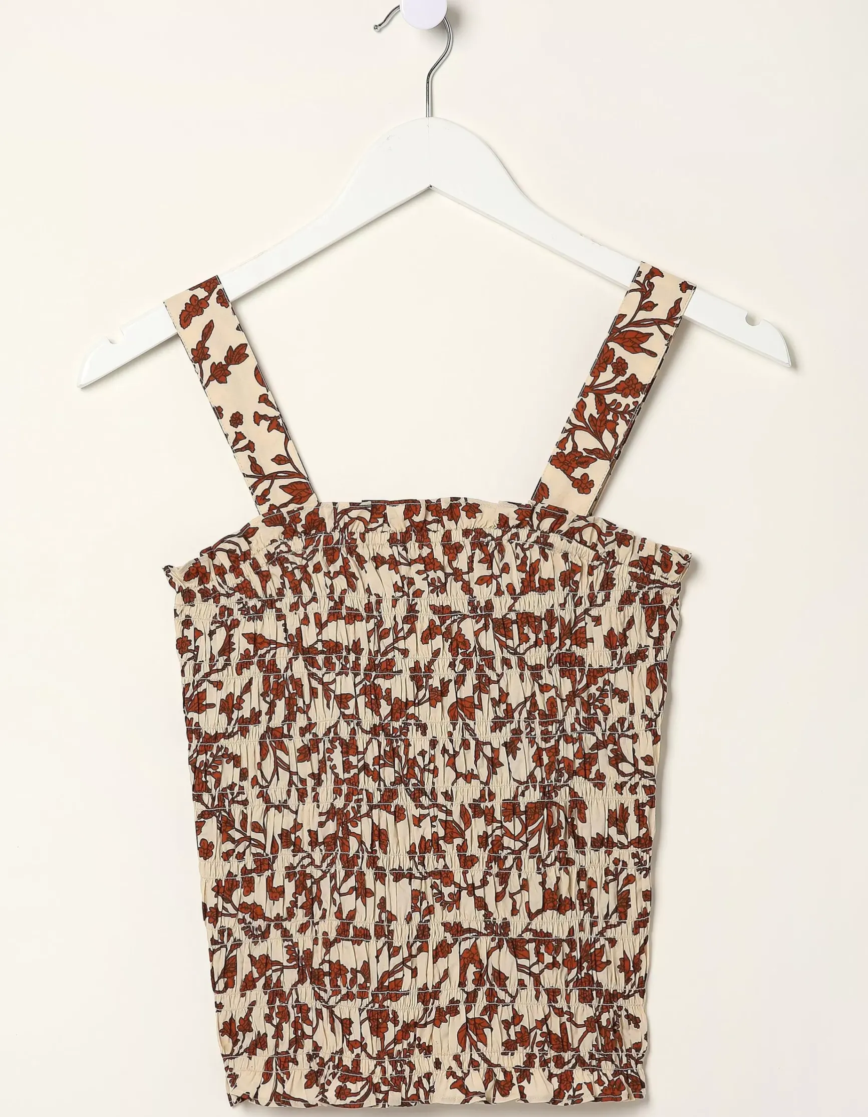 FatFace Oran Floral Smocked Cami Top|Women Shirts & Blouses