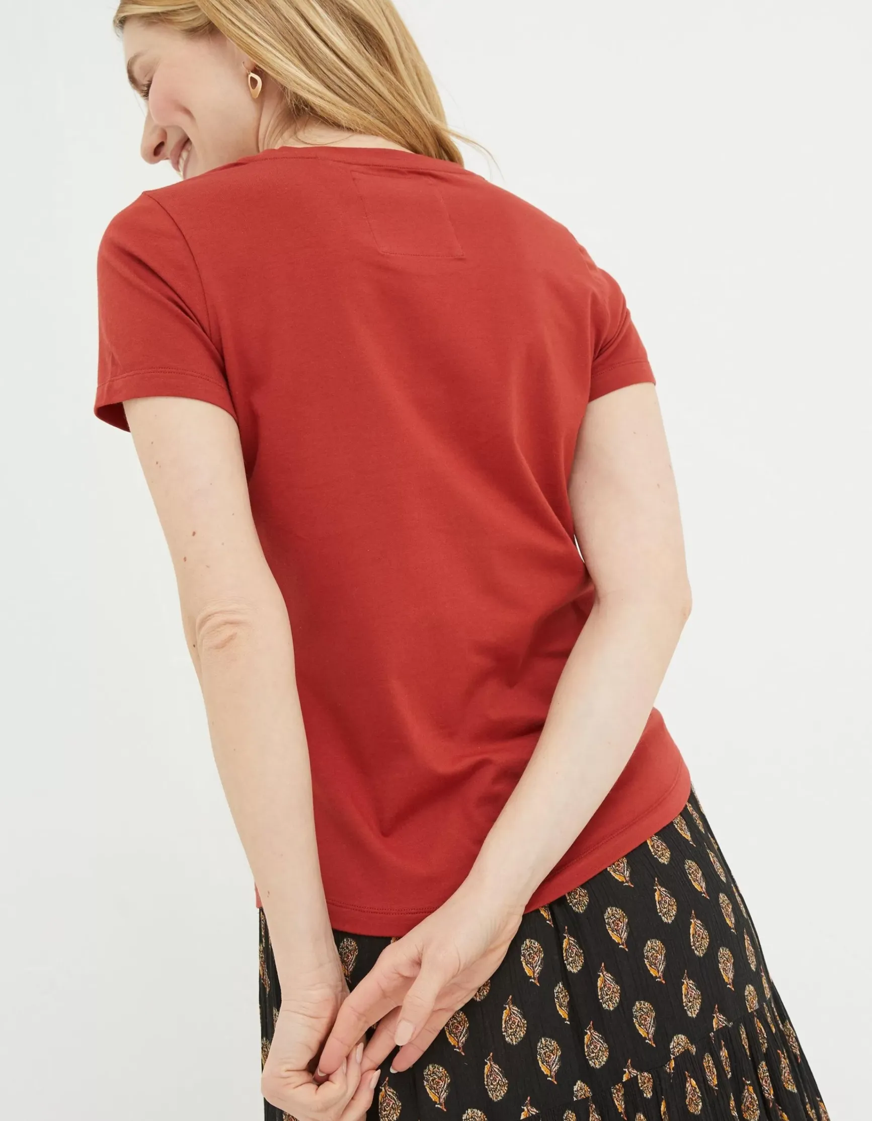 FatFace Organic Cotton Belle Tee|Women Tops & T-Shirts
