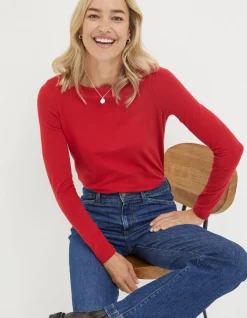 FatFace Organic Cotton Bree T-Shirt|Women Tops & T-Shirts