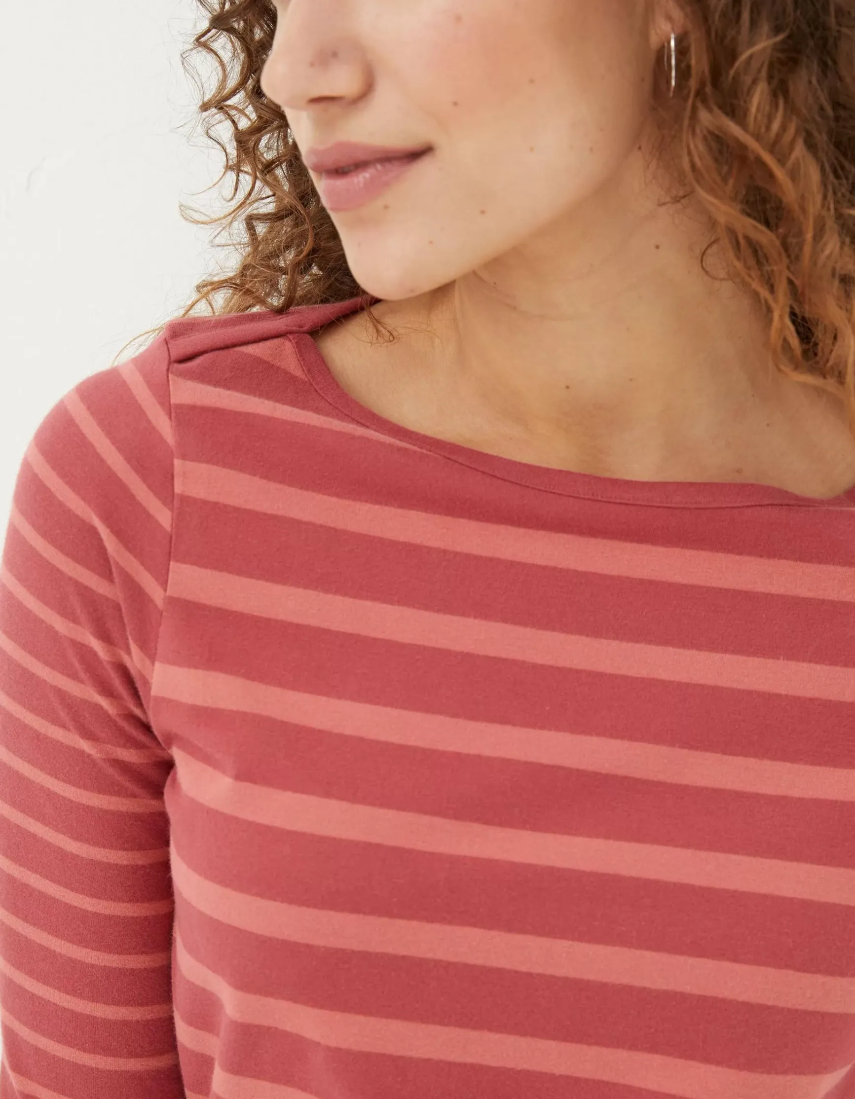FatFace Organic Cotton Breton T Shirt|Women View All