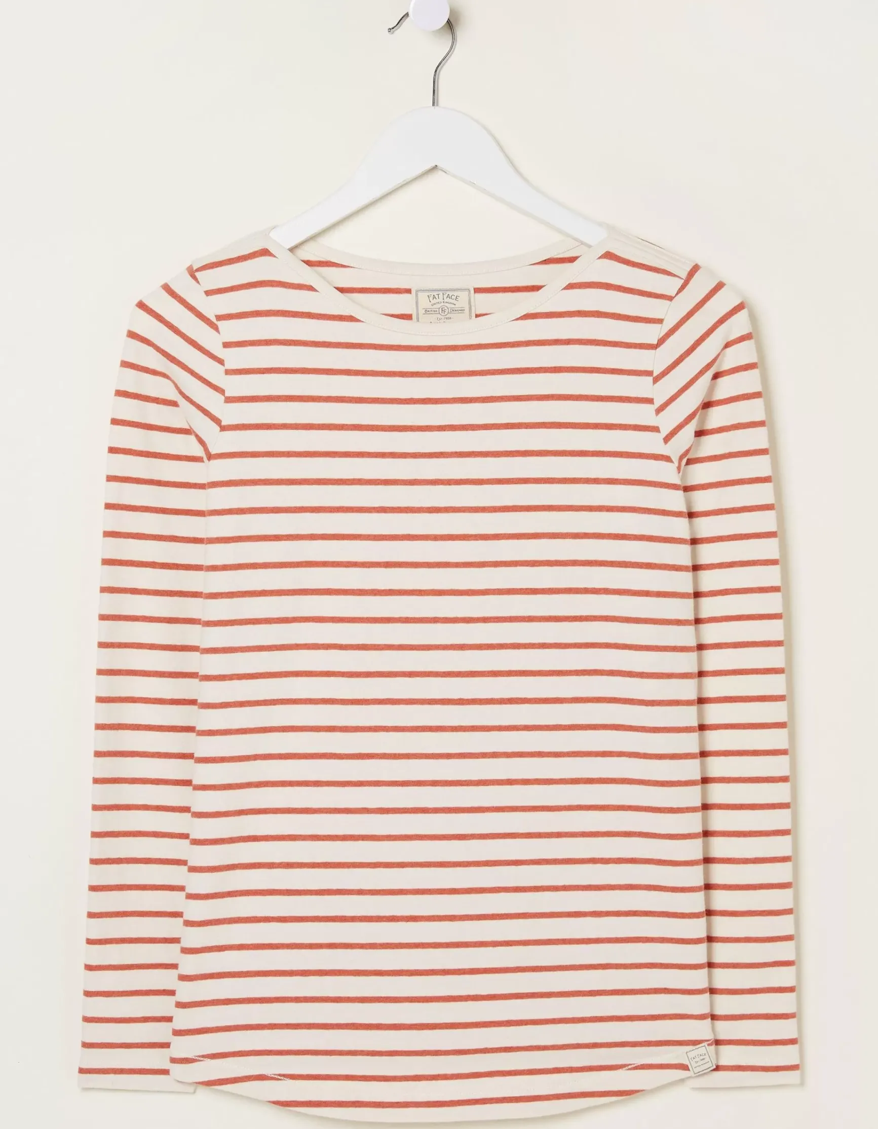FatFace Organic Cotton Breton T Shirt|Women Tops & T-Shirts