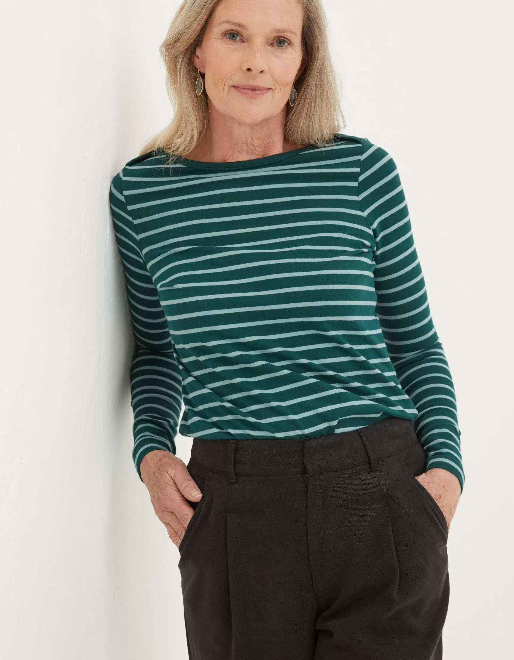 FatFace Organic Cotton Breton T Shirt|Women View All