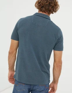 FatFace Organic Cotton Fine Stripe Polo|Men View All
