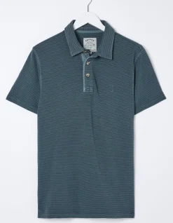 FatFace Organic Cotton Fine Stripe Polo|Men View All