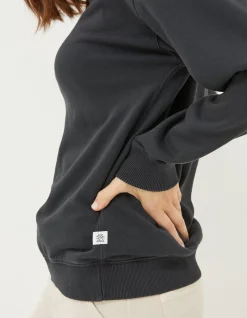 FatFace Organic Cotton Georgia Crew Sweatshirt|Women Sweatshirts & Hoodies