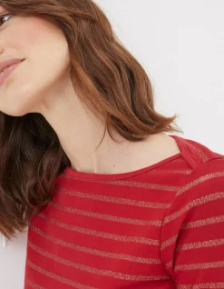 FatFace Organic Cotton Glitter Breton|Women View All