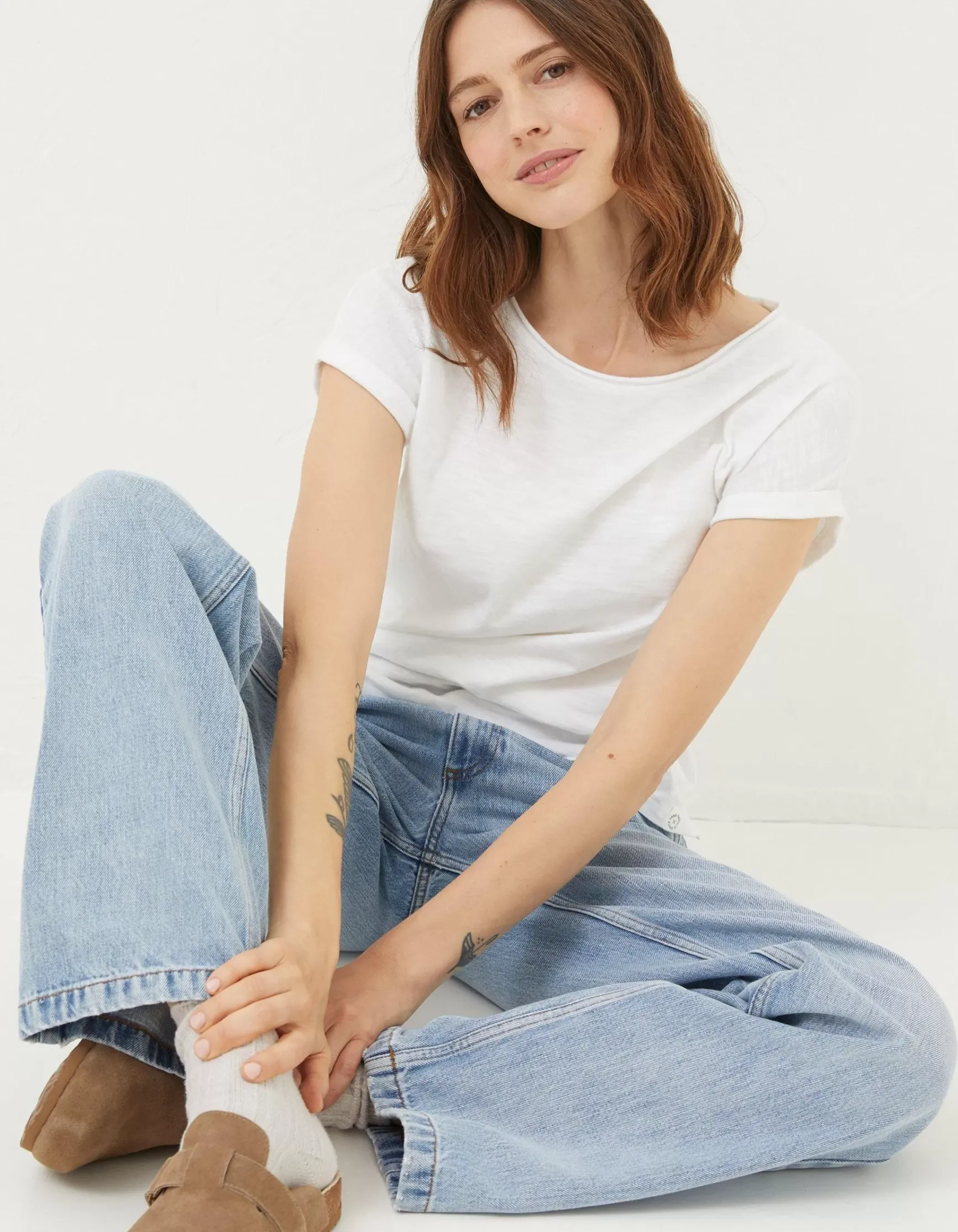 FatFace Organic Cotton Ivy T Shirt|Women Tops & T-Shirts