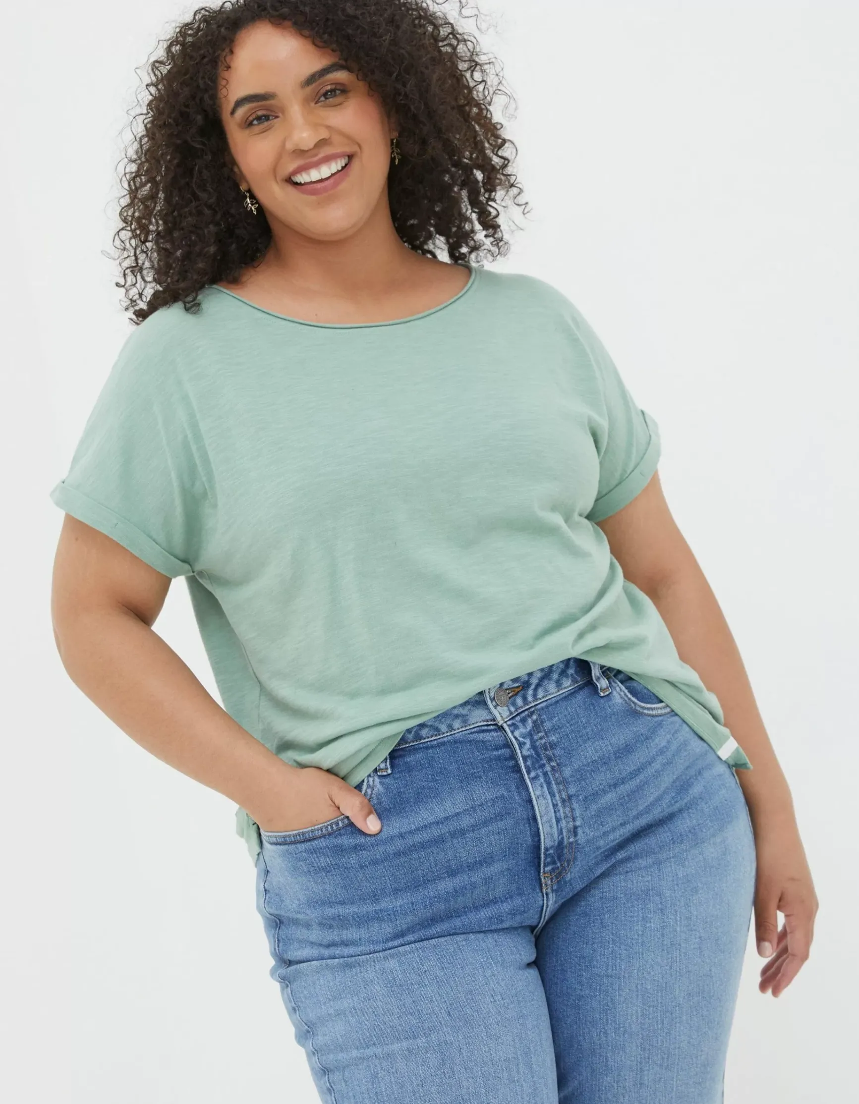 FatFace Organic Cotton Ivy T Shirt|Women Tops & T-Shirts