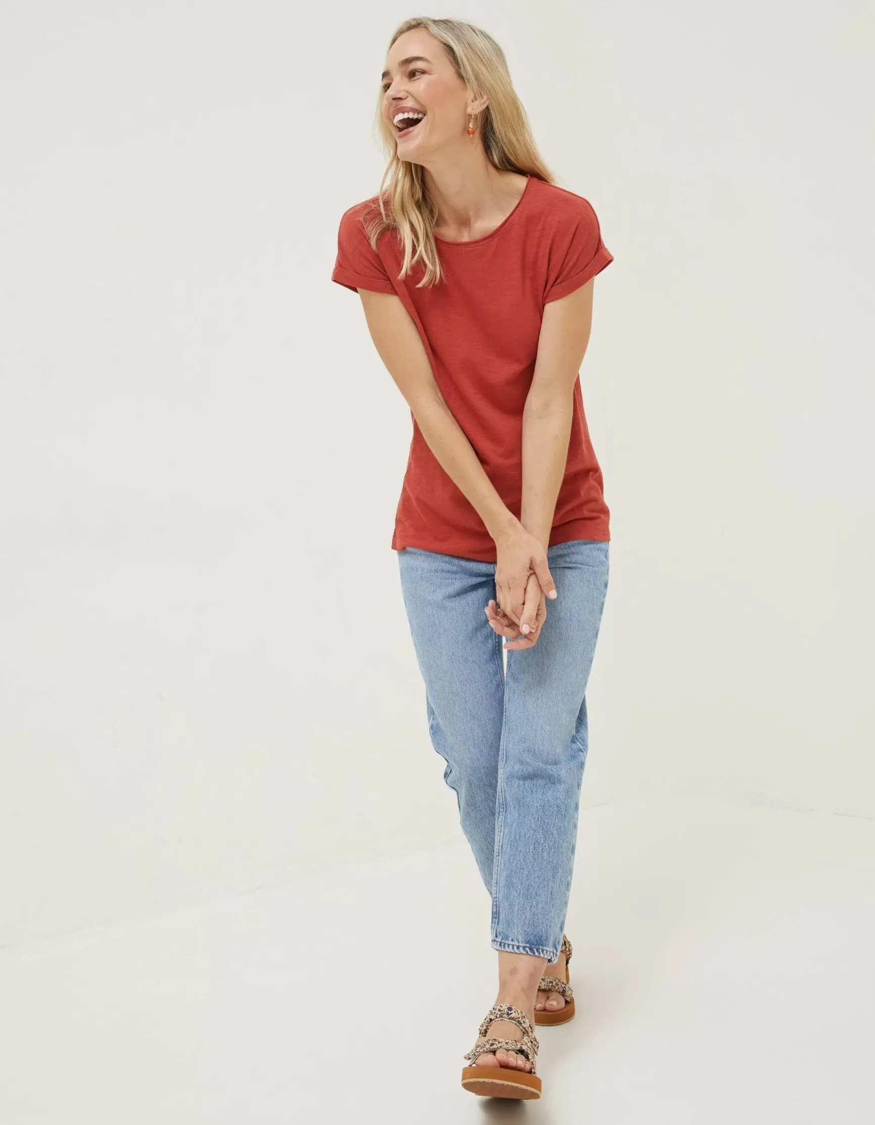 FatFace Organic Cotton Ivy T Shirt|Women Tops & T-Shirts