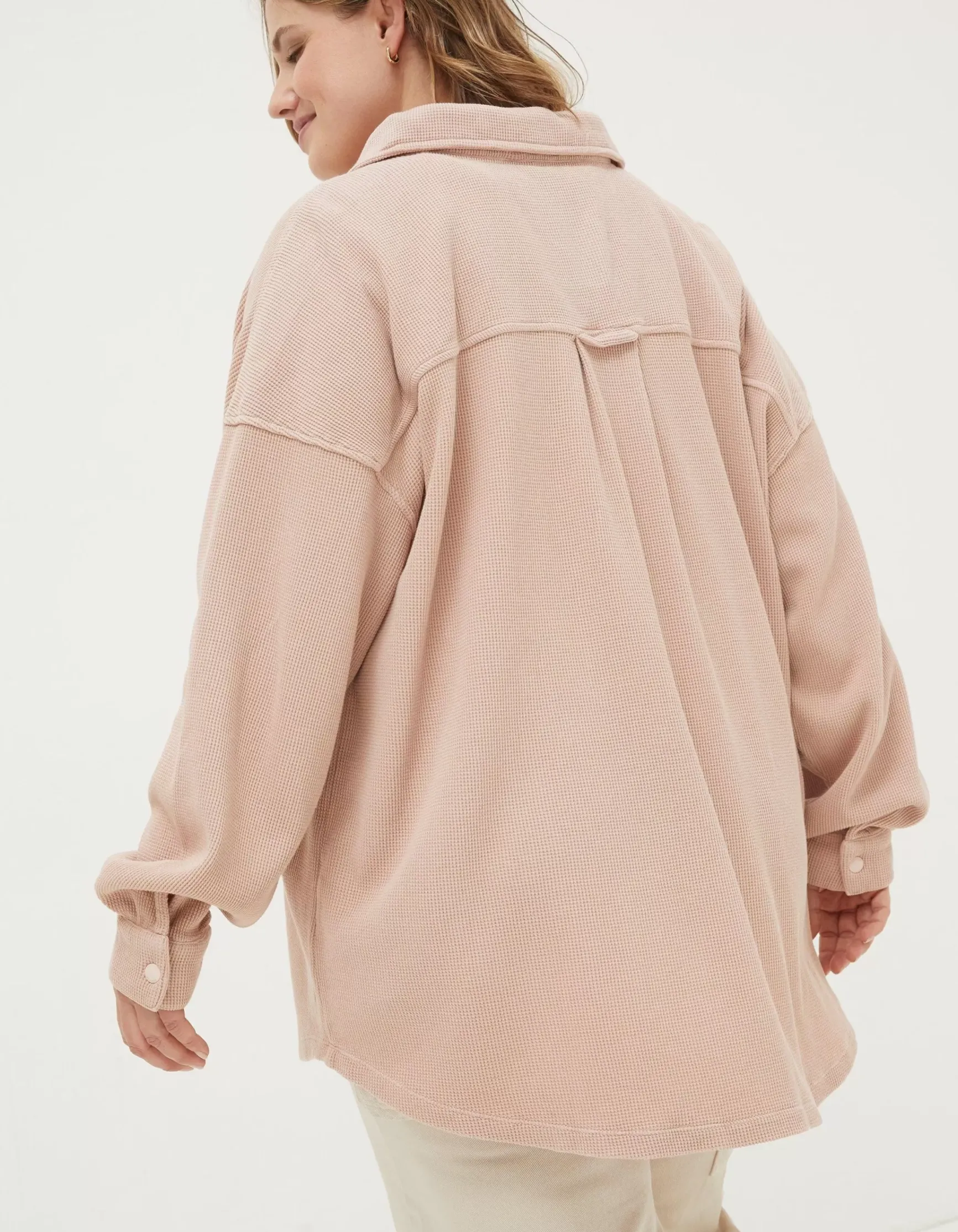 FatFace Organic Cotton Liza Waffle Shirt|Women View All