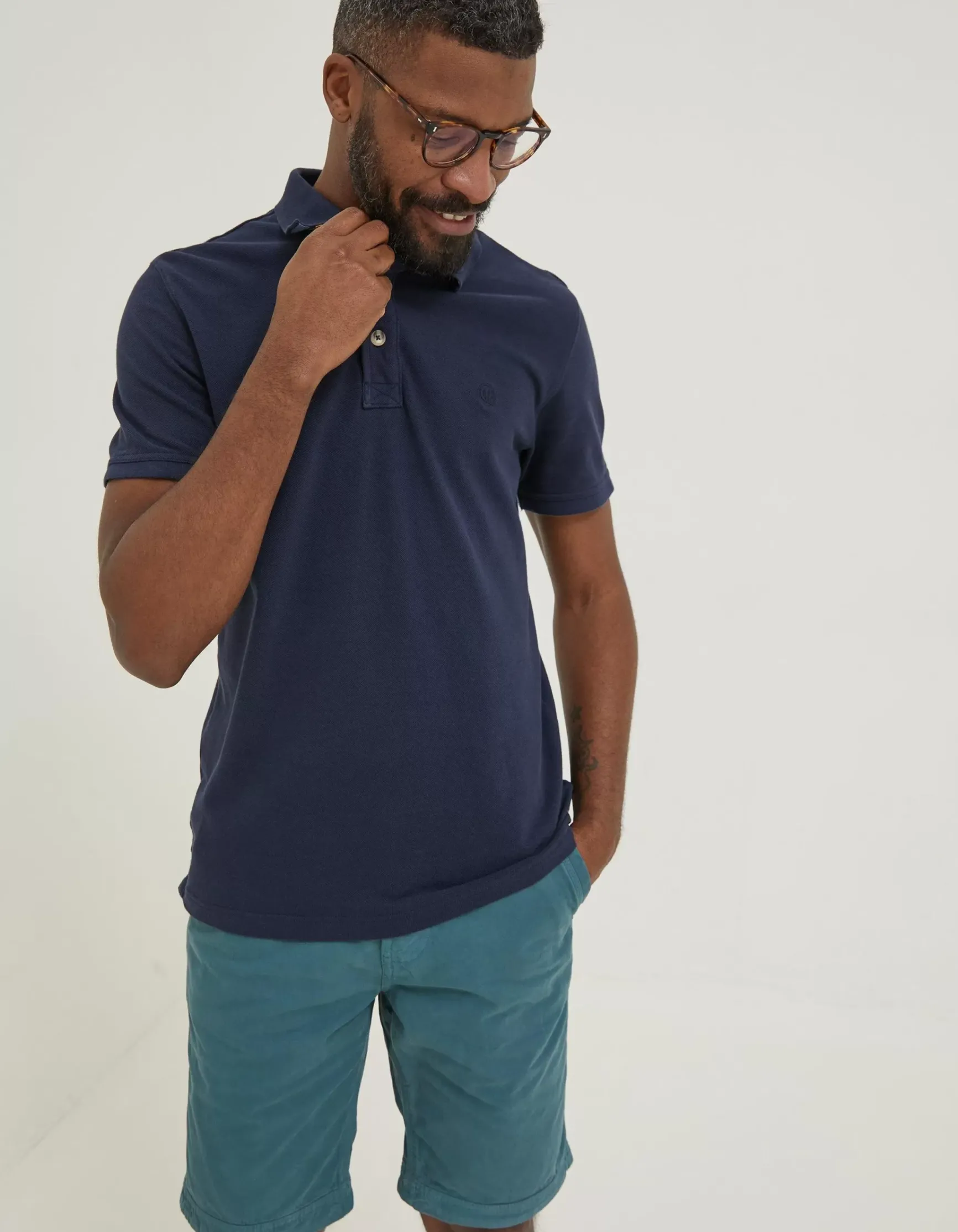 FatFace Organic Cotton Pique Polo|Men Polo Shirts