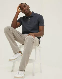 FatFace Organic Cotton Pique Polo|Men Polo Shirts